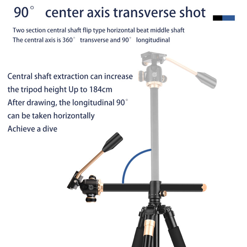 QINGZHUANGSHIDAI Q888 Portable Aluminium Alloy Photography Horizontal Tripod Monopod Stand with Ball Head for DSLR Camera QINGZHUANGSHIDAI Q888 Portable Aluminium Alloy Photography Horizontal Tripod Monopod Stand with Ball Head for DSLR Camera
